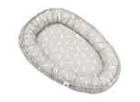 Zöllner Nestchen , Taupe , Textil , Blätter , Füllung: Faserbällchen , 58x10x80 cm , Made in Germany, Oeko-Tex® Standard 100 , Schlafen, Babybettausstattung, Babynestchen & Nestchenschlangen