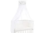 Babybay Himmel , Rosa, Weiß , Textil , Stern , 135x200x0.1 cm , Oeko-Tex® Standard 100 , Babymöbel & Kindermöbel, Babyzimmer, Babybetten, Stubenwagen & Babywiegen