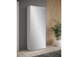HBZ Schuhschrank »Lincoln mit Spiegel, BxHxT 80x190x35 cm«, (1 St.), Schuhschrank mit 2 Spiegeltüren, 9 Einlegeböden, 2 feste Böden