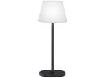 Schöner Wohnen Akku-Tischleuchte , Weiß , Kunststoff , 38 cm , 3 Helligkeitsstufen, stufenverstellbar, tragbar, kabellos, aufladbar über Usb , Lampen & Leuchten, Innenbeleuchtung, Tischlampen, Akku-Tischlampen