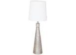 By Rydéns Tischleuchte , Silberfarben, Weiß , Metall, Textil , 54 cm , Lampen & Leuchten, Innenbeleuchtung, Tischlampen, Tischlampen