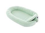 Träumeland Kuschelnest , Grün , Textil , Kreise , Füllung: Schaumstoff,Schaumstoff , 52x8x76 cm , Lga, Oeko-Tex® Standard 100 , Bezug abnehmbar, Bezug waschbar, schadstoffgeprüft, mit Reißverschluss , Schlafen, Babybettausstattung, Babynestchen & Nestchenschlangen