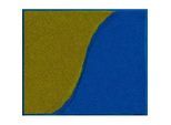 Grund Bidet-Vorleger , Blau, Grün , Textil , Wellen , rechteckig , 50x60 cm , Oeko-Tex® Standard 100, Made in Europe , für Fußbodenheizung geeignet, rutschfest , Heimtextilien, Badtextilien, Badematten