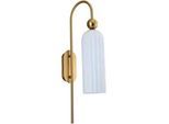Xxxl Wandleuchte , Weiß , Glas , 10x23.5 cm , RoHS , Lampen & Leuchten, Leuchtenserien