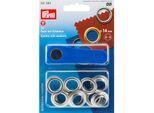 Prym Nähfrei-Ösen mit Scheiben, Größe: 14 mm Ø, Inhalt: 10 Stück
