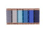 Mettler Silk Finish Cotton "Blau/Grau", Stärke: 40, Inhalt: 6x 150 m
