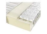 Sleeptex Taschenfederkernmatratze , Weiß , Textil , H3 , rechteckig , 100x200 cm , Grüner Punkt, Lga, Textiles Vertrauen - Oeko-Tex®, Hohenstein, Made in Germany, DIN EN ISO 9001 , Härtegradauswahl, Bezug abnehmbar/waschbar, Ober- und Unterseite versteppt, wendbar, optimale Belüftung, für verstellbare Lattenroste geeignet, atmungsaktiv, schadstoffgeprüft, orthopädische Matratze , Schlafzimmer, Mat