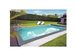 Xxxl Pool Kwad Plus Gran Canaria , Blau , Kunststoff , 350x150x700 cm , Freizeit & Co, Pools & Wasserspass, Einbaupools