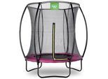 Exit Toys Trampolin , Rosa , Metall, Kunststoff , rund , 163 cm , Freizeit & Co, Gartenspielzeug, Hüpfburgen & Trampoline