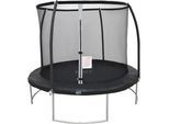 Ambia Garden Trampolin , Schwarz , Metall, Kunststoff , rautenförmig , 405x269x405 cm , EN 71, Ce , Freizeit & Co, Gartenspielzeug, Hüpfburgen & Trampoline