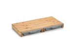 Zeller Present Schneidebrett , Naturfarben , Holz , Bambus , 50x29x5 cm , Auffangwanne , Küchenzubehör, Schneidebretter