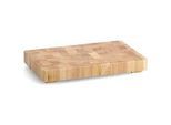 Zeller Present Hackbrett , Holz , massiv , 42x5.5x27 cm , nachwachsender Rohstoff, nachhaltig , Küchenzubehör, Schneidebretter