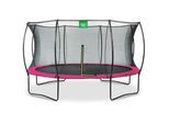 Exit Toys Trampolin , Pink , Metall, Kunststoff , rund , 269 cm , EN 71, Ce , Freizeit & Co, Gartenspielzeug, Hüpfburgen & Trampoline