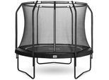 Salta Trampolin , Schwarz , Metall, Kunststoff , rund , 256 cm , Freizeit & Co, Gartenspielzeug, Hüpfburgen & Trampoline