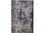 Xxxl Flachwebeteppich , Blau , Textil , Vintage , rechteckig , 140x200 cm , pflegeleicht , Teppiche und Böden, Teppiche, Webteppiche