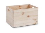 Zeller Present Organizer , Naturfarben , Holz , Kiefer , Hartholz , 40x29.5x24 cm , FSC 100% , stapelbar, mit mehreren Fächern , Ordnen & Aufbewahren, Dekoboxen & Aufbewahrungsboxen, Organizer