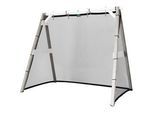Ambia Garden FUßBALLTOR , Weiß, Grau , Holz , Hemlocktanne , 254x207x160 cm , FSC 100%, CE, EN 71 , Freizeit & Co, Sport & Fitness, Fußballtore