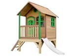 Ambia Garden Spielhaus , Braun, Grün, Weiß , Holz , Hemlocktanne , 287x231x191 cm , EN 71, CE, FSC 100% , Freizeit & Co, Gartenspielzeug, Spielhäuser