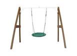 Ambia Garden Nestschaukel , Braun, Weiß , Holz, Metall, Kunststoff , Hemlocktanne , 254x207x160 cm , Freizeit & Co, Gartenspielzeug, Schaukeln