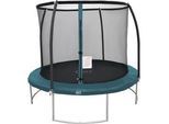 Ambia Garden Trampolin , Grün, Schwarz , Metall, Kunststoff , rautenförmig , 405x269x405 cm , EN 71, Ce , Freizeit & Co, Gartenspielzeug, Hüpfburgen & Trampoline