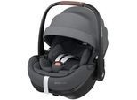 Maxi-Cosi Babyschale , Graphitfarben , Kunststoff , 44x58x66 cm , ECE R 129 i-Size, AGR-geprüft , abnehmbarer und waschbarer Bezug, Flugzeugzulassung, Sonnendach, Seitenaufprallschutz, verstellbare Sitz- und Schlafpositionen, 3-Punkt-Gurt , Baby on Tour, Babyschalen, Babyschalen