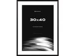 Xxxl Bilderrahmen , Schwarz , Metall , 30.7x3x40.7 cm , Bilder & Rahmen, Bilderrahmen, Bilderrahmen & Fotorahmen