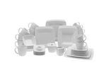 Creatable Kombiservice , Weiß , Keramik , 50-teilig , 200 ml,200 ml,300 ml , 40x35x35 cm , Geschirr, Geschirrsets, Kombiservice