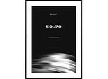Xxxl Bilderrahmen , Schwarz , Metall , 50.7x3x70.8 cm , Bilder & Rahmen, Bilderrahmen, Bilderrahmen & Fotorahmen
