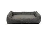 Xxxl Hundebett Balu Grau , Grau , Textil , Uni , Füllung: Polyester , 49x15x70 cm , Bezug abnehmbar und waschbar, weich gepolstert, rutschfeste Unterseite, besonders weich , Freizeit & Co, Tierbedarf, Hundebetten