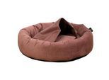 Xxxl Hundebett , Rosa , Textil , Uni , Füllung: Polyester , 68x18x68 cm , Bezug abnehmbar, Bezug abnehmbar und waschbar, weich gepolstert, rutschfeste Unterseite, besonders weich , Freizeit & Co, Tierbedarf, Hundebetten