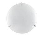 Xxxl Deckenleuchte , Weiß , Metall, Glas , rund , 40x9x40 cm , Eec , ohne Chemie, einfach zu transportieren , Lampen & Leuchten, Leuchtenserien