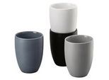 Rosenthal Tassenset , Blau, Grau, Schwarz, Weiß , Keramik , 4-teilig , 300 ml , 11 cm , Geschirr, Tassen, Tassen Sets