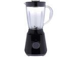 Xxxl Standmixer , Schwarz, Transparent , Metall, Kunststoff , 1.5 l , 30x30x30 cm , RoHS, ECE R44/04 , abnehmbarer Mixbehälter, rutschfeste Füße, Ice-Crush-Funktion, Messer aus Edelstahl, Sicherheitsverschluss , Küchengeräte, Mixer