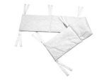 Patinio Nestchen , Weiß , Textil , Uni , Füllung: Polyester,Polyester , 25x170 cm , Textiles Vertrauen - Oeko-Tex® , schadstoffgeprüft , Schlafen, Babybettausstattung, Babynestchen & Nestchenschlangen
