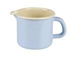 Riess Schnabeltopf , Blau , Metall , 0,5 l , kratzfest, hitzebeständige Griffe, Abgießfunktion , Kochgeschirr, Töpfe, Schnabel- & Milchtöpfe