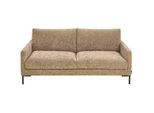 Hom`in 3-Sitzer-Sofa , Taupe , Textil , Füllung: Schaumstoff, Polyethersulfon (Pes) , 196x78x90 cm , Stoffauswahl , Wohnzimmer, Sofas & Couches, Sofas, Textilsofas