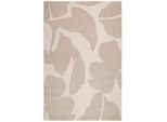 Esprit Flachwebeteppich , Creme, Beige , Textil , Floral , quadratisch , 200x200 cm , Textiles Vertrauen - Oeko-Tex® , für Fußbodenheizung geeignet, in verschiedenen Größen erhältlich, pflegeleicht, leicht zusammenrollbar , Teppiche Und Böden, Teppiche, Webteppiche