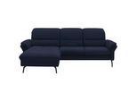 Beldomo Speed Ecksofa , Blau , Textil , Ottomane links, L-Form , 260x181 cm , Stoffauswahl, Sitzqualitäten, seitenverkehrt erhältlich, Bettfunktion erhältlich, Hocker erhältlich, Rücken echt, individuell planbar , Wohnzimmer, Sofas & Couches, Wohnlandschaften, Ecksofas