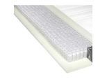 Novel Taschenfederkernmatratze , Weiß , Textil , H3 , rechteckig , 100x200 cm , Made in Germany , Härtegradauswahl, Über- und Sondergrößen erhältlich, Bezug abnehmbar/waschbar, Ober- und Unterseite versteppt, wendbar, optimale Belüftung, für verstellbare Lattenroste geeignet, atmungsaktiv, aktive Schulterzone, alternative Größen erhältlich, orthopädische Matratze , Schlafzimmer, Matratzen