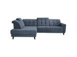 Xora Ecksofa , Blau , Textil , Uni , Ottomane links, L-Form , 302x216 cm , Typenauswahl, Fußauswahl, Stoffauswahl, Armteilvarianten, individuell planbar , Wohnzimmer, Sofas & Couches, Wohnlandschaften, Ecksofas