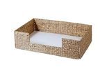 Xxxl Tierkorb Wasserhyazinthe eckig , Naturfarben, Weiß , Naturmaterialien , 57x25x88 cm , Freizeit & Co, Tierbedarf, Tierzubehör