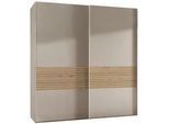Novel Schwebetürenschrank , Champagner , Holzwerkstoff , 4 Fächer , 200x217x67 cm , ISO 9001, Goldenes M , in verschiedenen Größen erhältlich, individuell planbar , Schlafzimmer, Komplette Schlafzimmer und Serien, Schlafzimmerserien