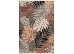 Esprit Webteppich , Grau, Rot, Beige , Textil , Floral , rechteckig , 160x225 cm , Textiles Vertrauen - Oeko-Tex®, Oeko-Tex® Standard 100 , für Fußbodenheizung geeignet, in verschiedenen Größen erhältlich, für Hausstauballergiker geeignet, lichtunempfindlich, pflegeleicht, strapazierfähig, leicht zusammenrollbar , Teppiche Und Böden, Teppiche, Webteppiche
