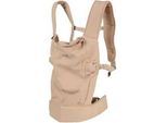 Avelia Babytrage Nature , Beige , Textil , 37x34 cm , Gurtverlängerung, Rückentragefunktion, Bauchtragefunktion, gepolsterter Schultergurt, Schultergurte über Kreuz tragbar, Kapuze für Sicht- und Sonnenschutz verwendbar , Baby On Tour, Babytragen & Tragetücher
