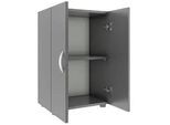 Mid.you Aktenschrank , Anthrazit , Holzwerkstoff , 1 Fächer , 49x74x34 cm , in verschiedenen Größen erhältlich, in verschiedenen Holzdekoren erhältlich , Büromöbel, Büroschränke, Aktenschränke