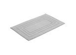 Vossen Badematte , Alufarben , Textil , Uni , rechteckig , 60x100 cm , ISO 9001, Fkt, Made in Austria, Oeko-Tex® Standard 100 , für Fußbodenheizung geeignet , Heimtextilien, Badtextilien, Badematten