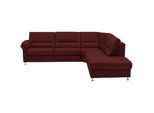 Beldomo Premium Ecksofa , Brombeere , Leder , Echtleder , Rindleder , Ottomane rechts, L-Form , 288x249 cm , Goldenes M , erweiterbar, Typenauswahl, Bettkasten erhältlich, Fußauswahl, Lederauswahl, Stoffauswahl, planbar, seitenverkehrt erhältlich, Bettfunktion erhältlich, Hocker erhältlich, Rückenfutter, individuell planbar, Armteil links , Wohnzimmer, Sofas & Couches, Wohnlandschaften, Ecksofas