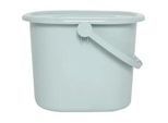 Bebe Jou Windeleimer , Pastellgrün , Kunststoff , 32x28x36.5 cm , Made in Eu , geruchsdicht, mit Deckel , Pflegen, Wickeln, Windeleimer