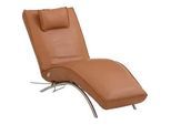 Koinor Relaxliege , Braun , Leder , Echtleder , Nappaleder , 70x95x208 cm , Goldenes M, Made in Germany, DIN EN ISO 9001 , Fußauswahl, Lederauswahl, Stoffauswahl, Rücken echt , Wohnzimmer, Sofas & Couches, Relaxliegen