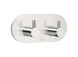 Xxxl Haken , Chromfarben , Metall , 9.4x4.8x3 cm , Garderobe, Garderobenhaken, Kleiderhaken